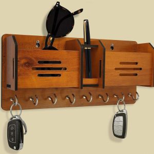 Multipurpose Design Wooden Key Holder I Home Decoration Items I Wall Decoration Items For Shop Wall Hanging For Keys