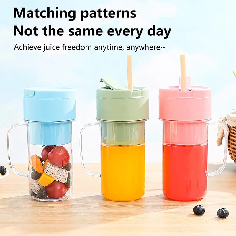 Mason Portable Mini juicer Blender With Straw Cup | Juicer Portable Outdoor Juicing Cup - Image 2