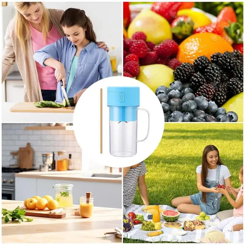 Mason Portable Mini juicer Blender With Straw Cup | Juicer Portable Outdoor Juicing Cup - Image 3