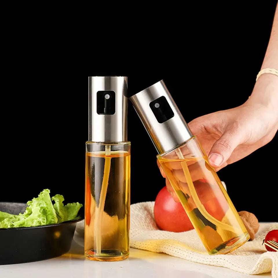Cooking Oil Sprayer Glass Oil Spray Bottle for Kitchen, BBQ, Baking, Grilling, Vinegar & Sauce - Image 2