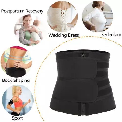Waist Trainer Belt-Slimming Body Shaper Belts Sport Girdle with two strap - Image 3