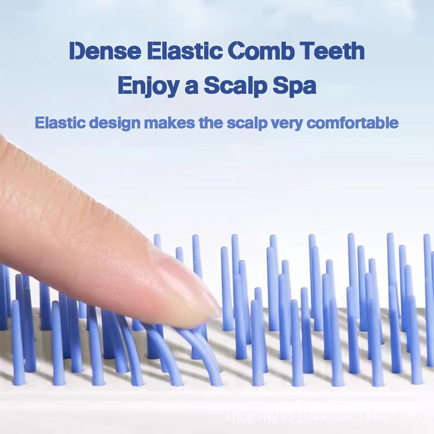 Self Cleaning Magic Hair Brush, One-click Cleaning Telescopic Hair Comb (Random Color) ( Without Box ) - Image 2