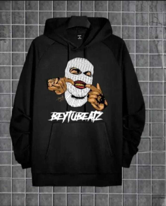 Classy Stylish Printed Kangaroo Hoodie - Image 2
