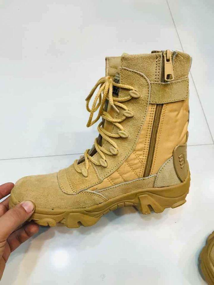 Men's Comfortable Boots, Beige Delta - Image 3