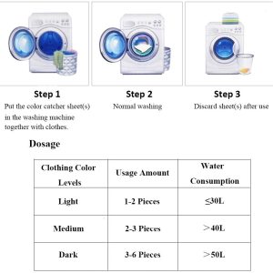 Sprouutt Color Grabber - 8 Sheets Stain Remover | Color Catcher, Dye Trapping Sheet