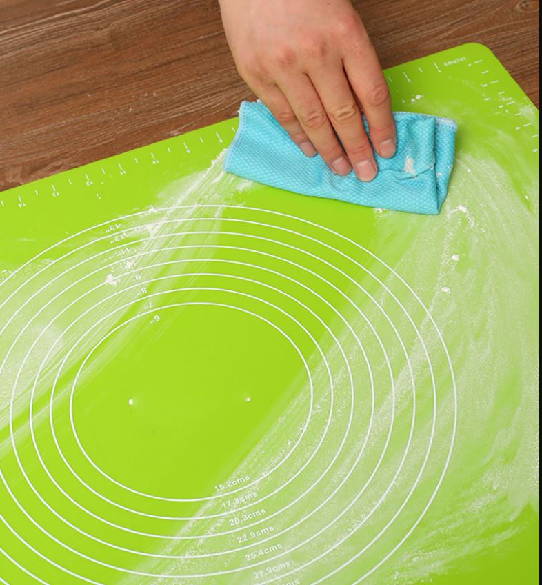 Big Size Silicone Baking Roti Mat With Measurements Heat Resistant Cookie Sheet Oven Liner | Non Stick Flour Rolling Mat - Image 4