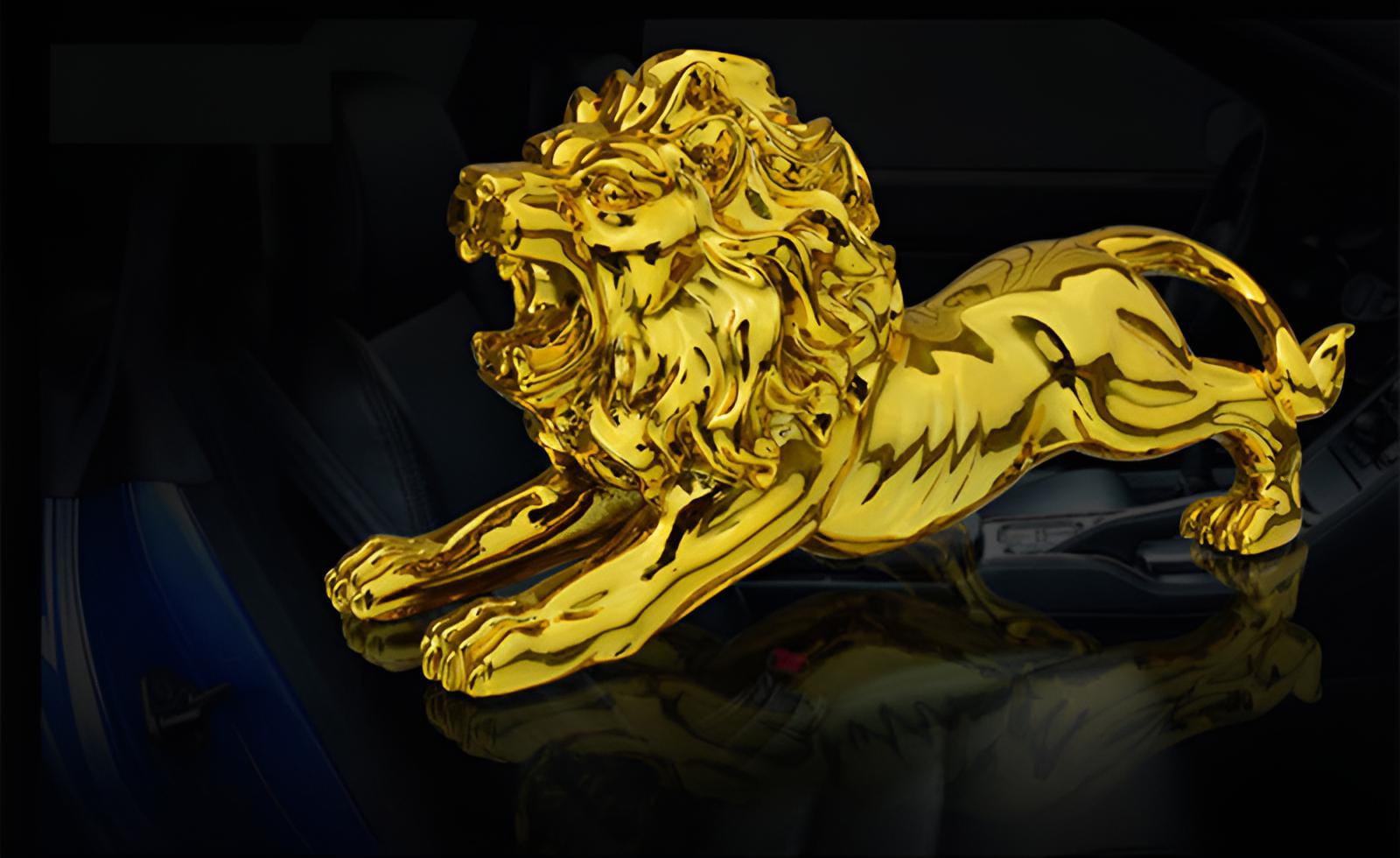 Get Golden Lion Car Dashboard Decoration | Home Decor Accessories - Image 4