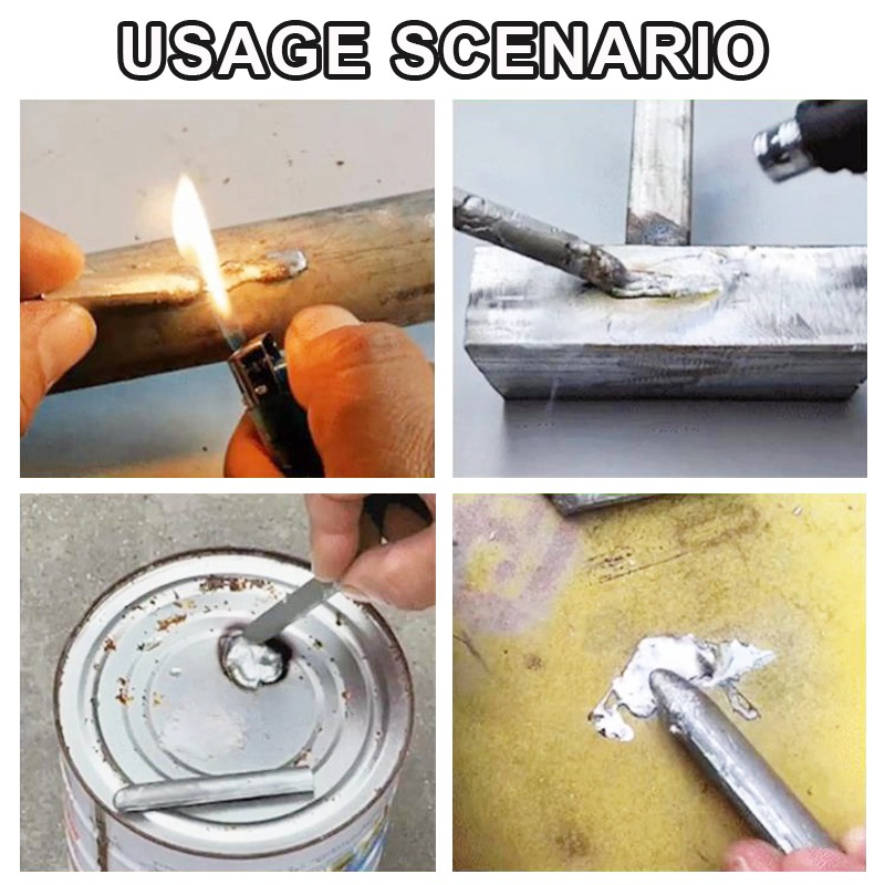 3pcs Low Temperature Welding Rods Easy Melt Stainless Steel Copper Iron Repairing Holes Tools Solder Aluminum Rod Agent Kits - Image 4