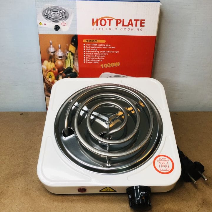 HOT PLATE ELECTRIC SINGLE BURNER Stove for cooking, Easy to clean (random color ) - Image 2
