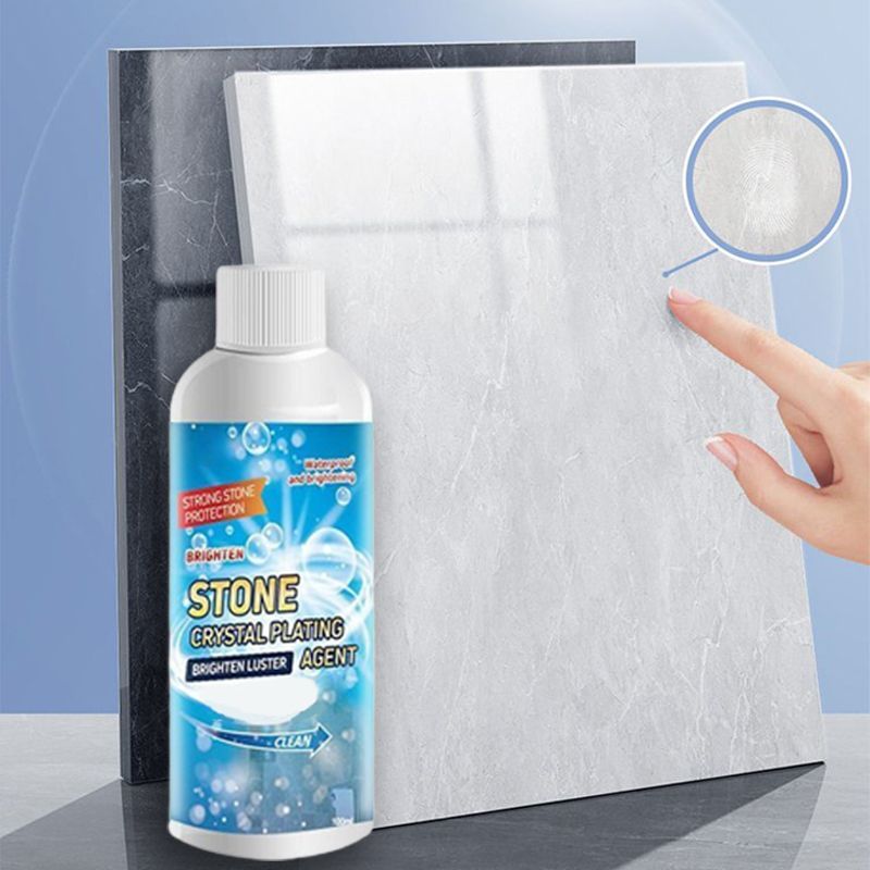 Stone Crystal Plating Cleaner Agent Stonework Polishing And Coating Agent Marble Tile Anti-Corrosion Incremental Crystal Stone Stain Remover With Box 100ml - Image 4