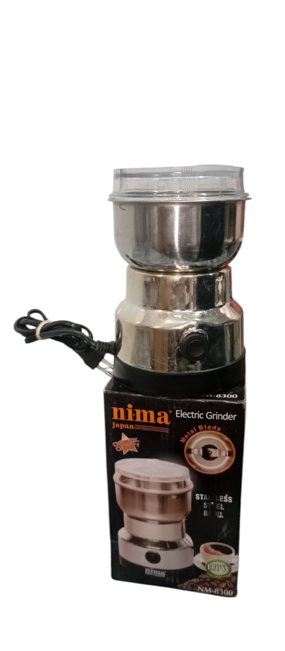 Nima MULTI PURPOSE ELECTRIC COFFEE GRINDER AUTOMATIC COFFEE SPICE BEAN GRINDER STAINLESS STEEL - Image 2