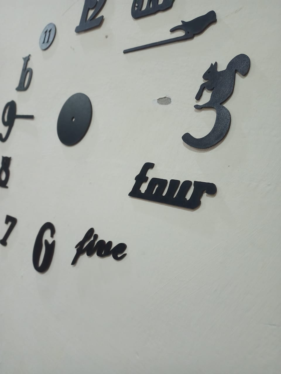 Decorative 3D Clock / DIY Clock Creative 3D Wooden wall clock for Home Decor - Image 2