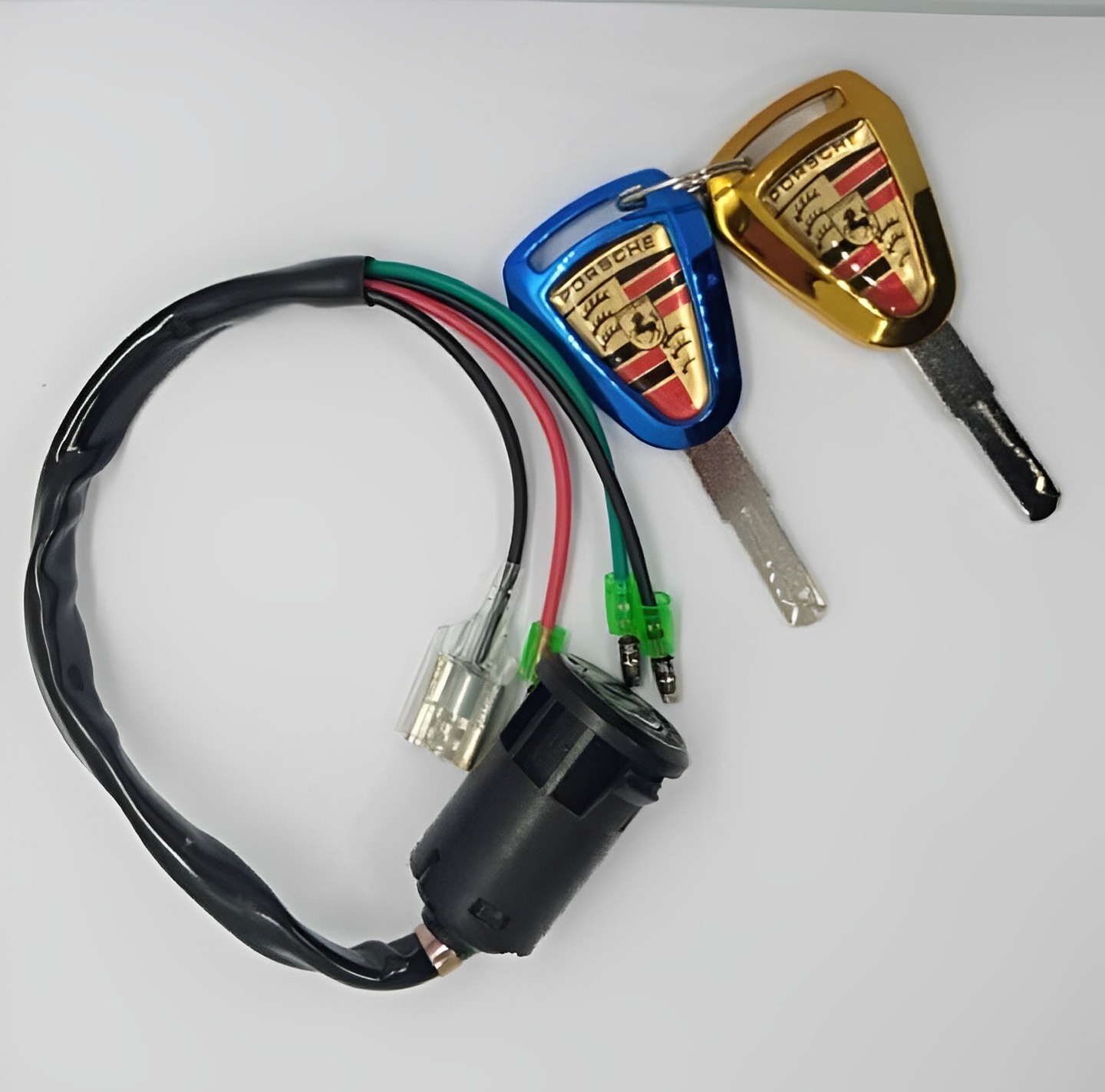 Ignition Switch with Computerized fancy Keys for 125cc bike new style two fancy computerize keys for all 125 bikes - Image 2