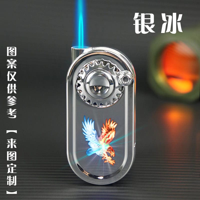 1 Piece Refillable Fancy Spinner Light Lighter | Best Quality Light Lighter | Lighter For Cigarette - Image 4