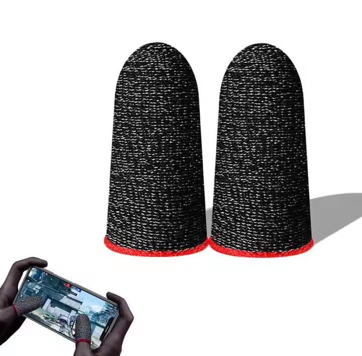 Premium Gaming Finger Sleeves Bundle - Breathable, Anti-Sweat, Touch Screen-Friendly Thumb Gloves for PUBG & Mobile Gaming - Image 5