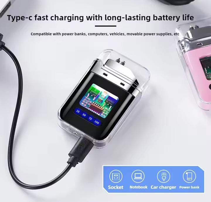 Electric Lighter - Charging Lighter Creative Personality - Cigarette Lighter - Image 4