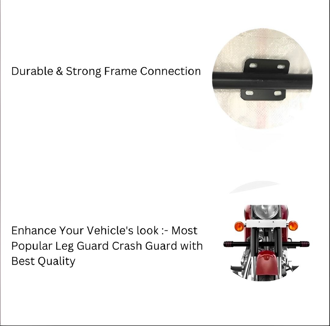 Single Side Open Safety Guard Stick for CD 70cc Fancy Rod Openable Crash Guard - Image 4