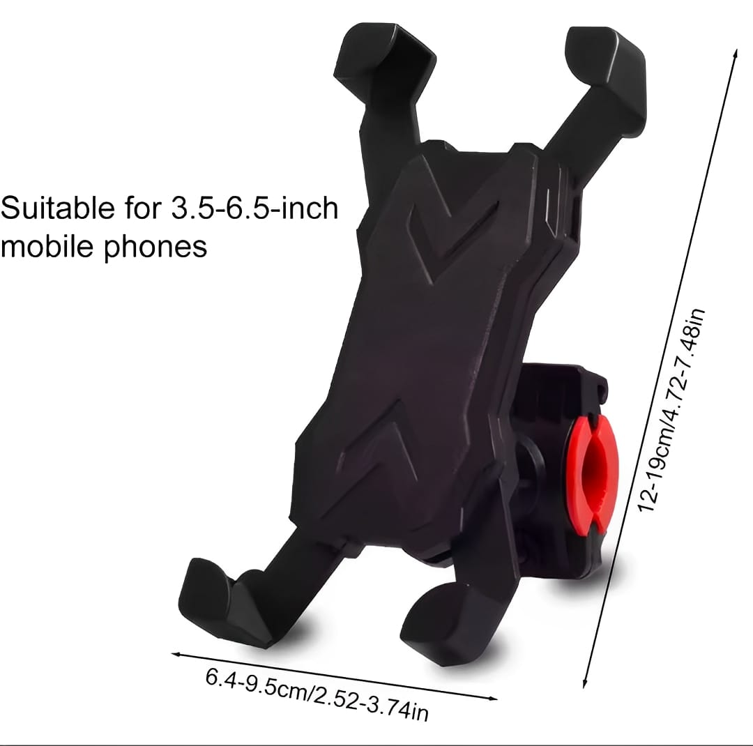 Mobile Phone Holder Stand for Bicycle & Motorcycle Universal 360° Rotation Mount ( random color) - Image 4