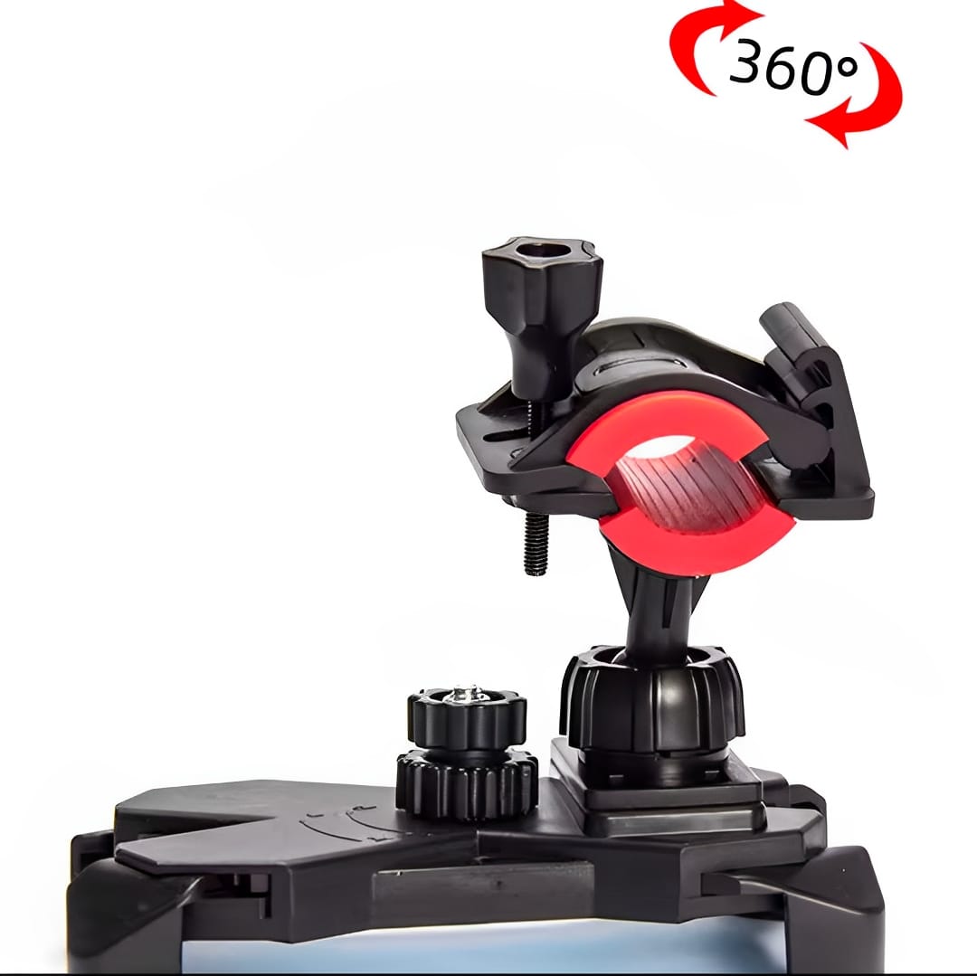 Mobile Phone Holder Stand for Bicycle & Motorcycle Universal 360° Rotation Mount ( random color) - Image 2
