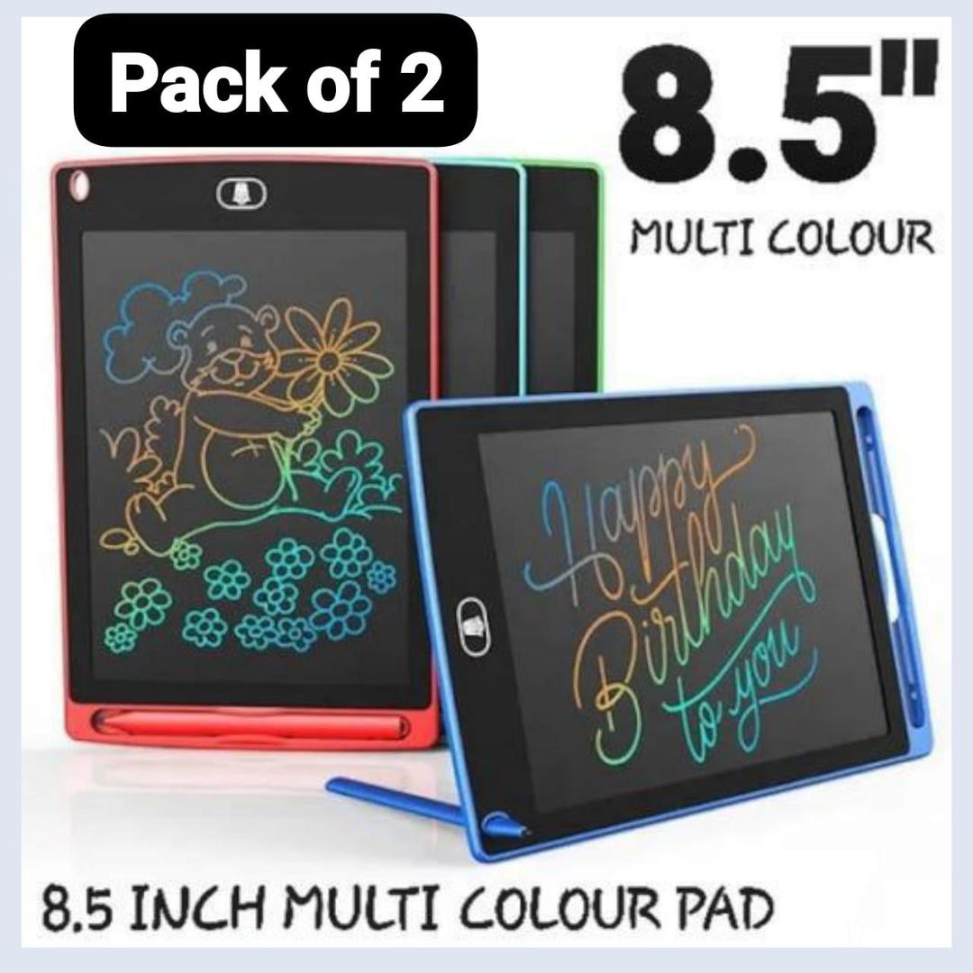 Pack Of 01 - LCD Writing Tablet for Kids Digital Drawing Pad with Erasable Screen, Reusable Writing Board for Drawing, Doodling, and Learning (Random Color) - Image 3