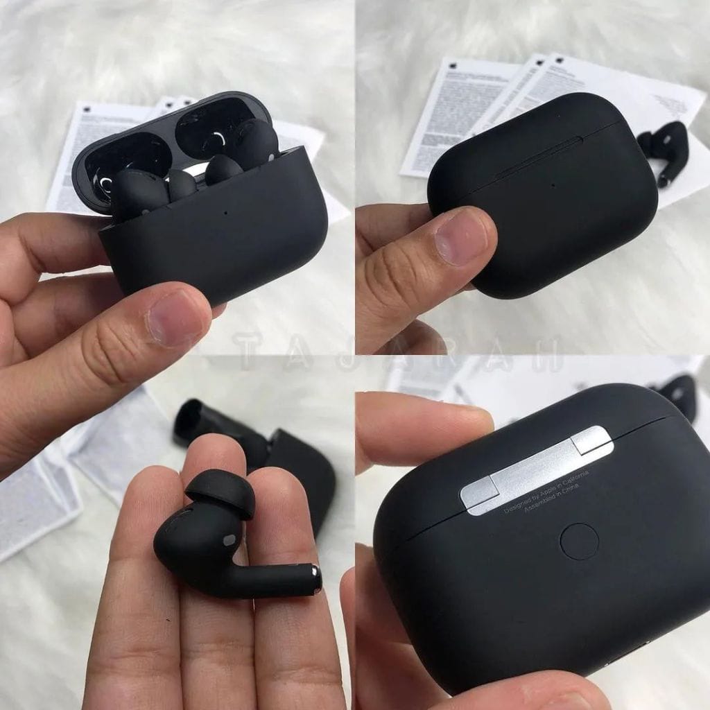 Apple AirPods Black Special Edition (2nd Generation) with Active Noise Cancellation Seamless Wireless Audio (With Box) - Image 2