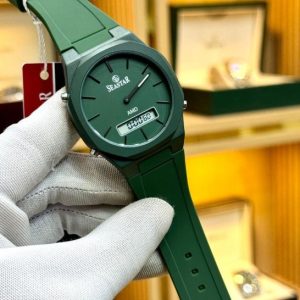 SEASTAR SS-1110Gc Mens Waterproof Quartz Watch Analog Digital Display, Silicone Strap, Premium Build (Without Box)