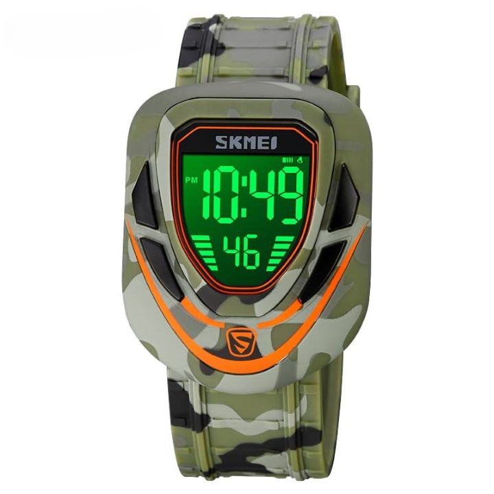 Skmei 1833 Digital Sports Men's Watch with LED Display, Waterproof, Multiple Time Zones, Stopwatch, Alarm, and Backlight for Outdoor, Sports, and Daily Casual Wear -(Without Box) | Smart Watch | Watch | Watch For Boys - Image 2