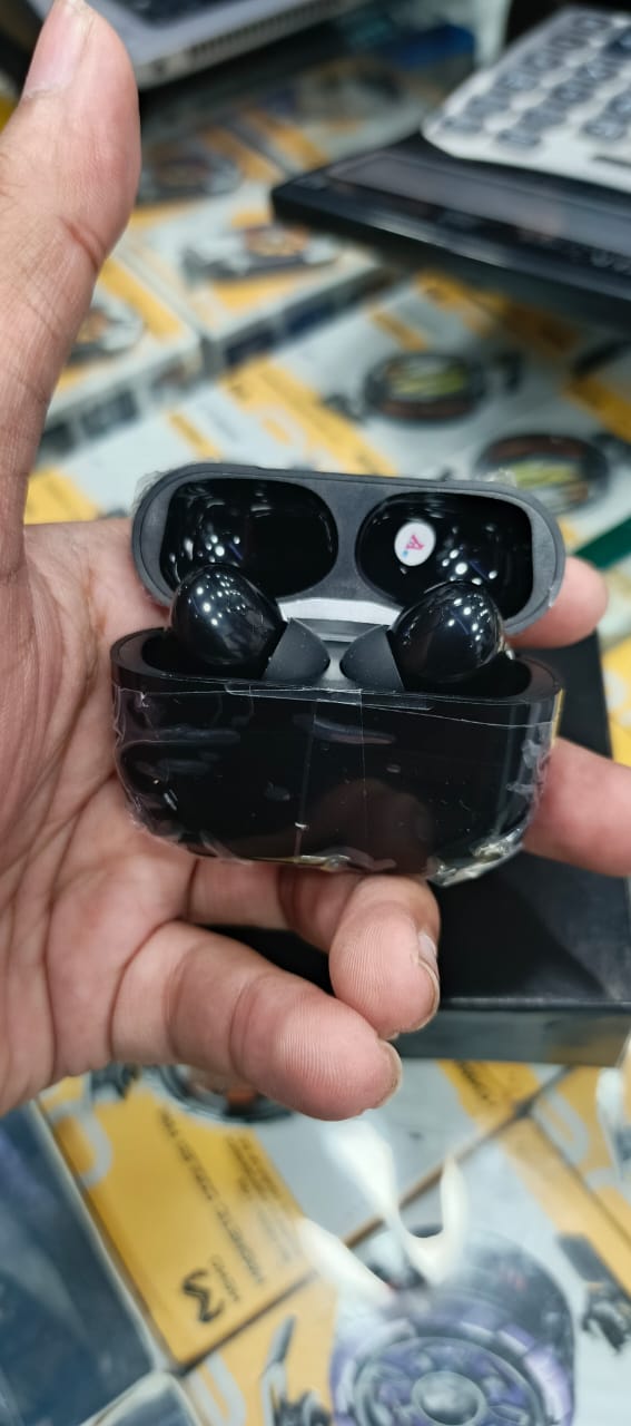 Black Pro 2 TWS Wireless Earbuds Bluetooth 5.1, Touch Control, Noise Cancelling, with Charging Case | Airpods