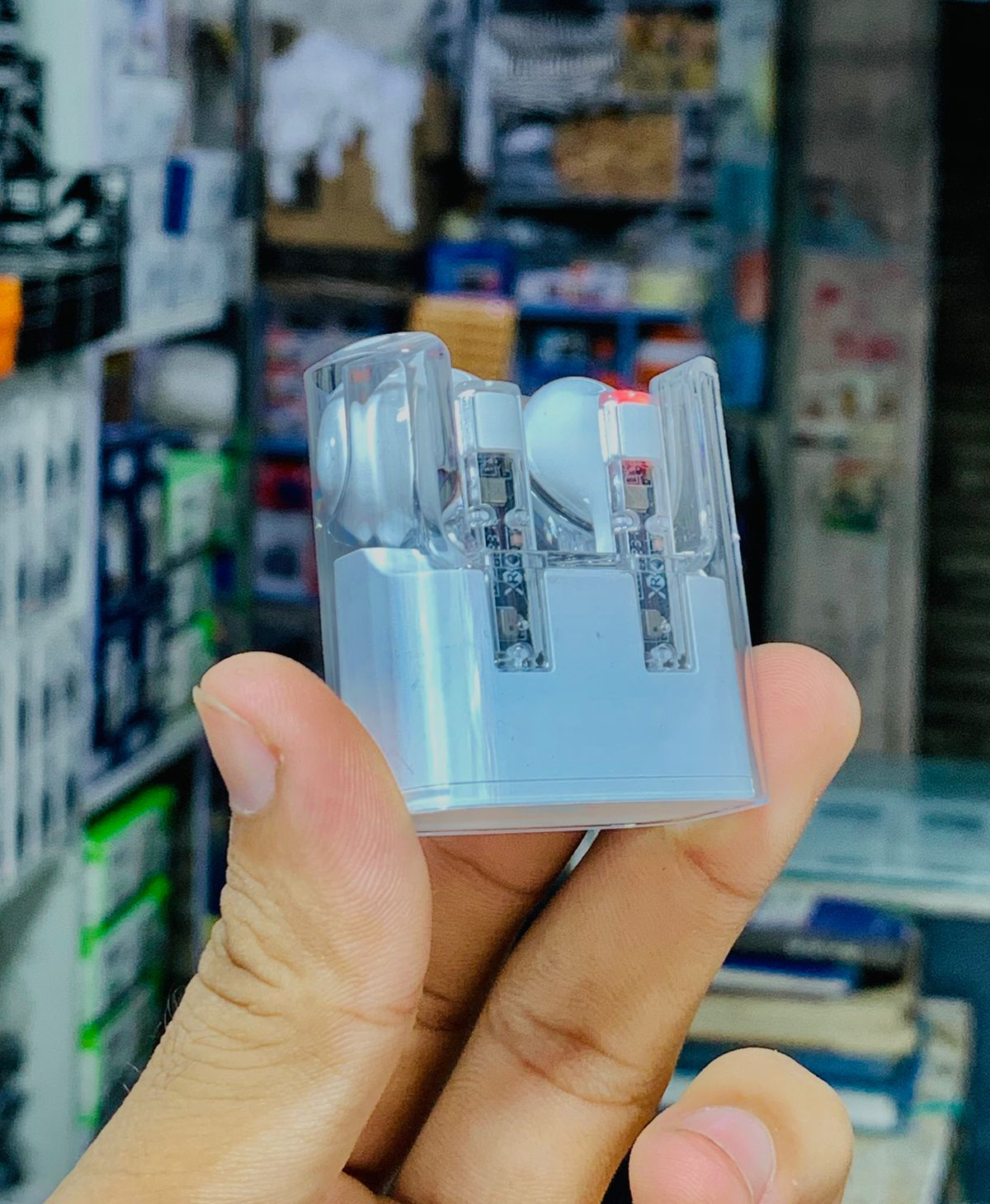 G65 Wireless Stereo HiFi Earphones Bluetooth 5.3, Transparent Design, ANC, Sweatproof, Built-in Microphone, 7-Hour Battery - Image 2