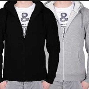 Pack of 2 Zipper Hoodies for Men & Boys