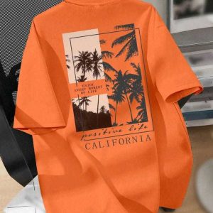 Cute Summery Printed T-Shirt for Women – Soft Casual Graphic Tee for Everyday Wear