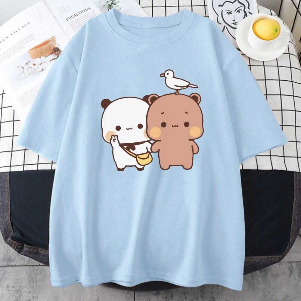 Cute Bears DTF Printed T-Shirt For Women's - Image 4