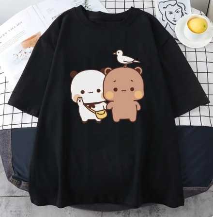 Cute Bears DTF Printed T-Shirt For Women's - Image 2