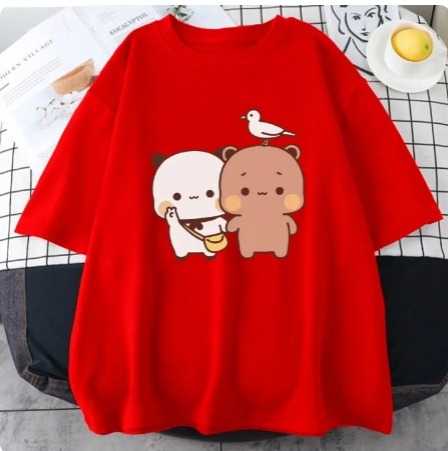 Cute Bears DTF Printed T-Shirt For Women's - Image 3
