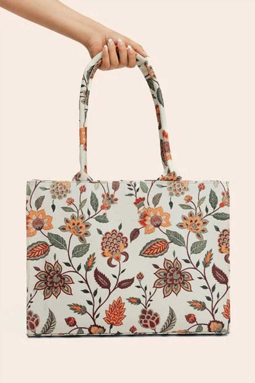 Premium Canvas Tote Bag โ Durable Reusable Shoulder Bag for Shopping, Travel & Everyday Use(Random Color)