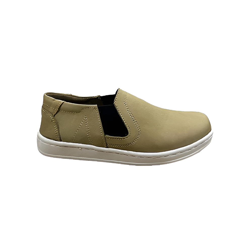 Neubic cow leather sneakers for Men (Beige) - Image 2