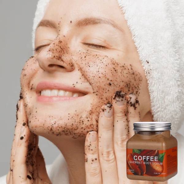 WOKALI Coffee Sherbet Body Scrub 350ml-WKL692 - Exfoliating & Hydrating Coffee Scrub