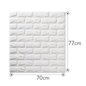 Waterproof Wall Sheet 70×77cm Self-Adhesive Wallpaper for Room & Office Décor