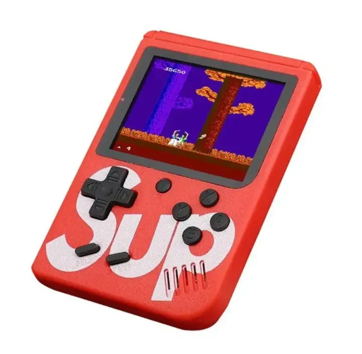 SUP Player Game Console | 400 in 1 Handheld Retro | 3 LCD Screen | Rechargeable Battery | TV Compatible (Random Colour) - Image 3