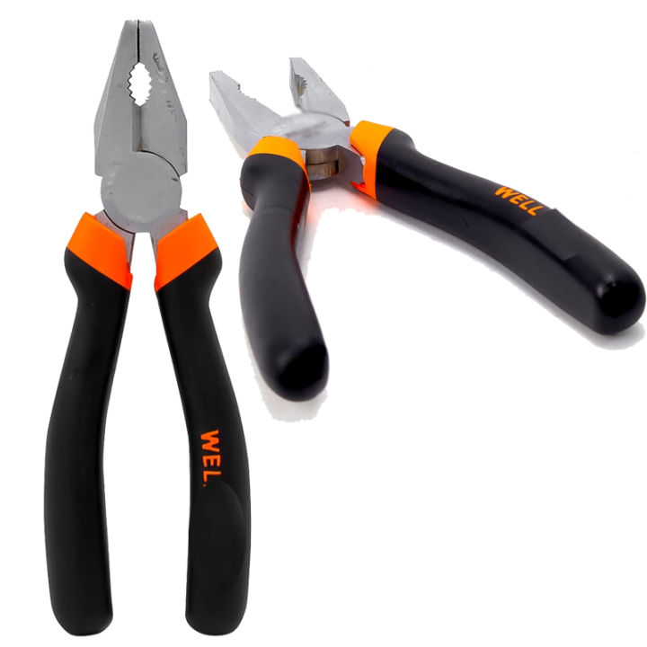 Heavy-Duty Combination Pliers Professional Grip Hand Tool 8 Inch