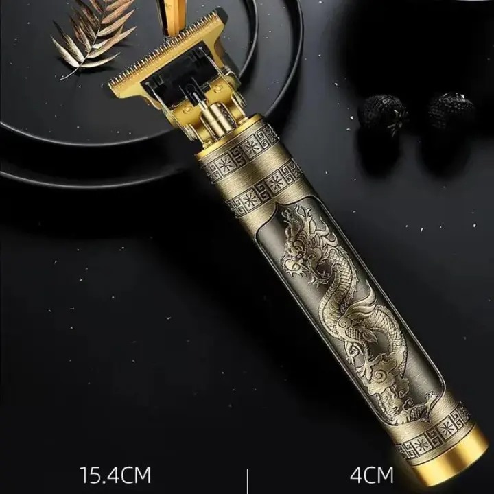 Metal Body Vintage T9 Trimmer & Hair Clipper for Men | Precision Beard & Hair Grooming Tool - Image 3
