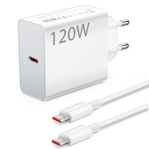 XIAOMI 120W EU PLUG QC3.0 FAST QUICK WALL CHARGER WITH CABLE