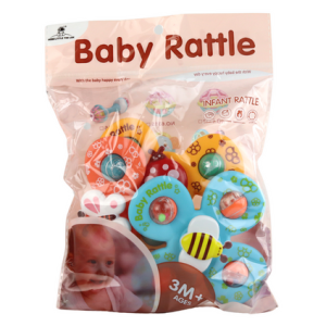 3PCS Rattle Suction Baby Toys Set Fun Sensory Teether Toys For Infants And Toddlers