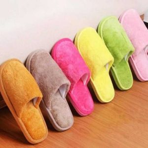 Multi-Color Soft Cotton Slippers for Men & Women | Unisex Indoor Home Slides(Multi color)