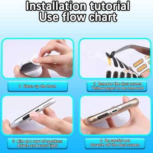 10PCS Mobile Phone Speaker Dustproof Stickers – Universal Anti-Dust Mesh Net for iPhone, Android & Tablets