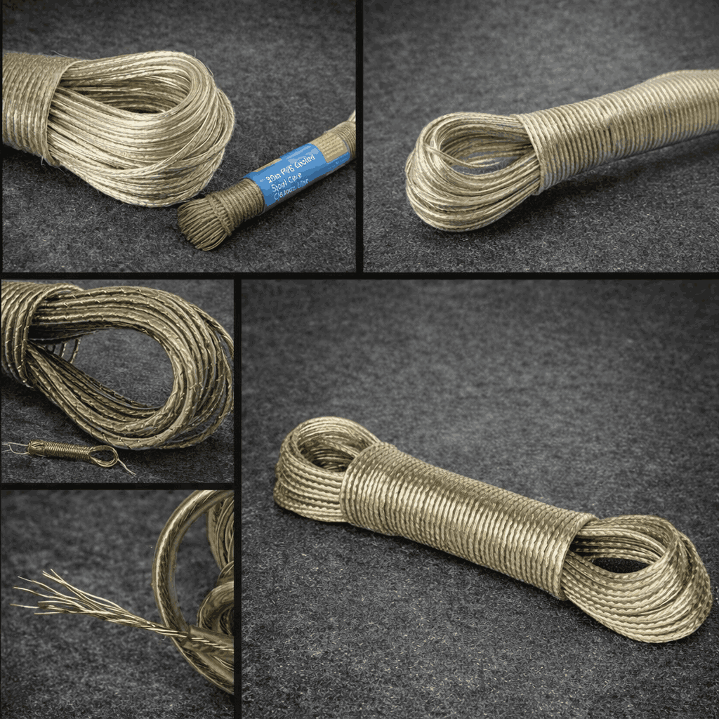 PVC Clothes Line 20M With Hooks | Durable PVC Coated Clothesline Wire - Image 4