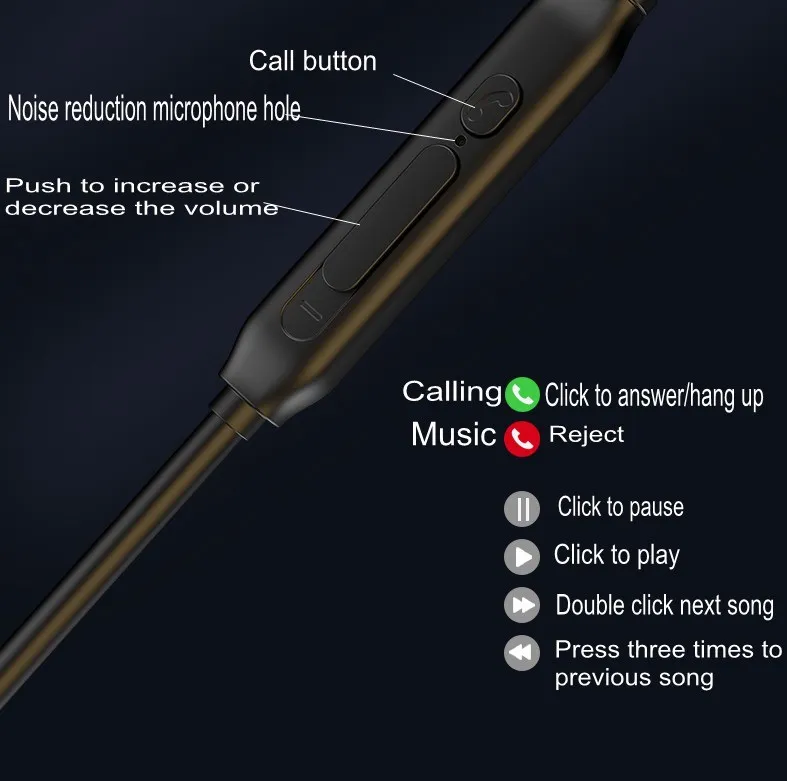 Ouve (3.5mm) Gaming Headset For Pubg Ps5 Csgo Games Wired Earphone Microphone Volume Control In-Ear Headphone For Pc Gamer - Image 2