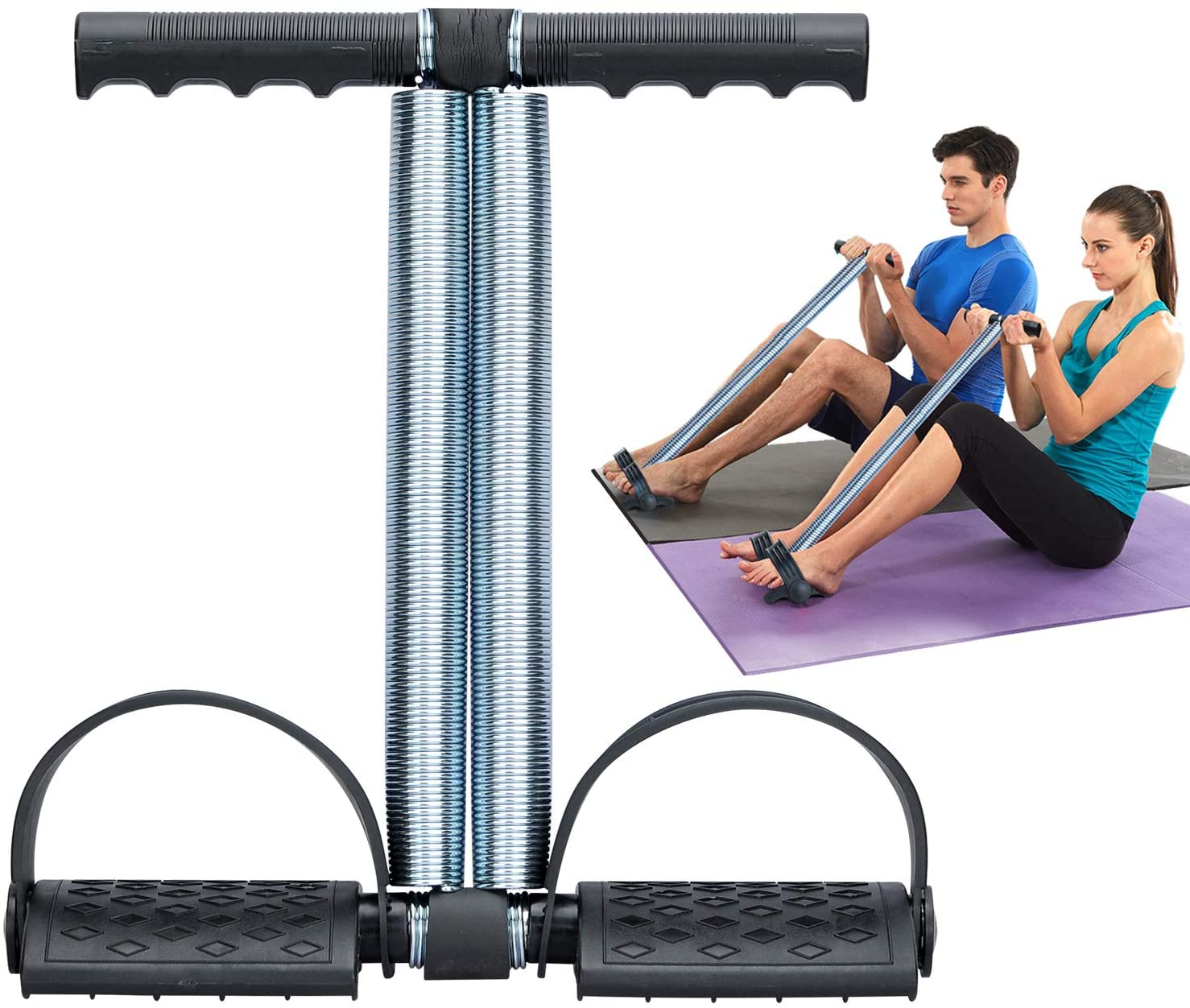 Tummy Trimmer Double Spring High Quality Resistance Trainer for Home Gym - Image 3