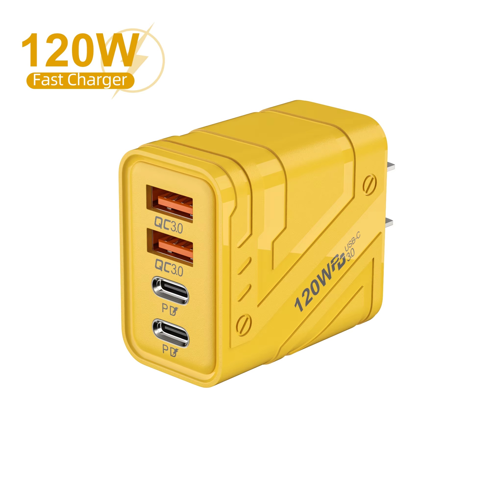 120W Fast Power Adapter Wall Charger - Image 2