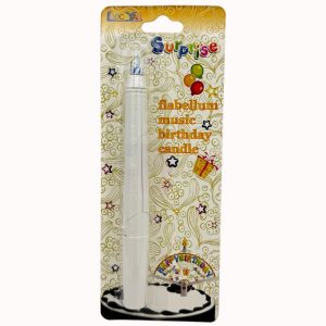Flabellum Musical Birthday Candle  Rotating Flower Cake Candle with Music & Sparkling Flame Party Decoration